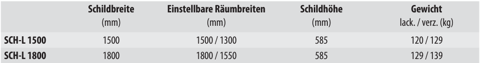 Schneeschieber SCH-L